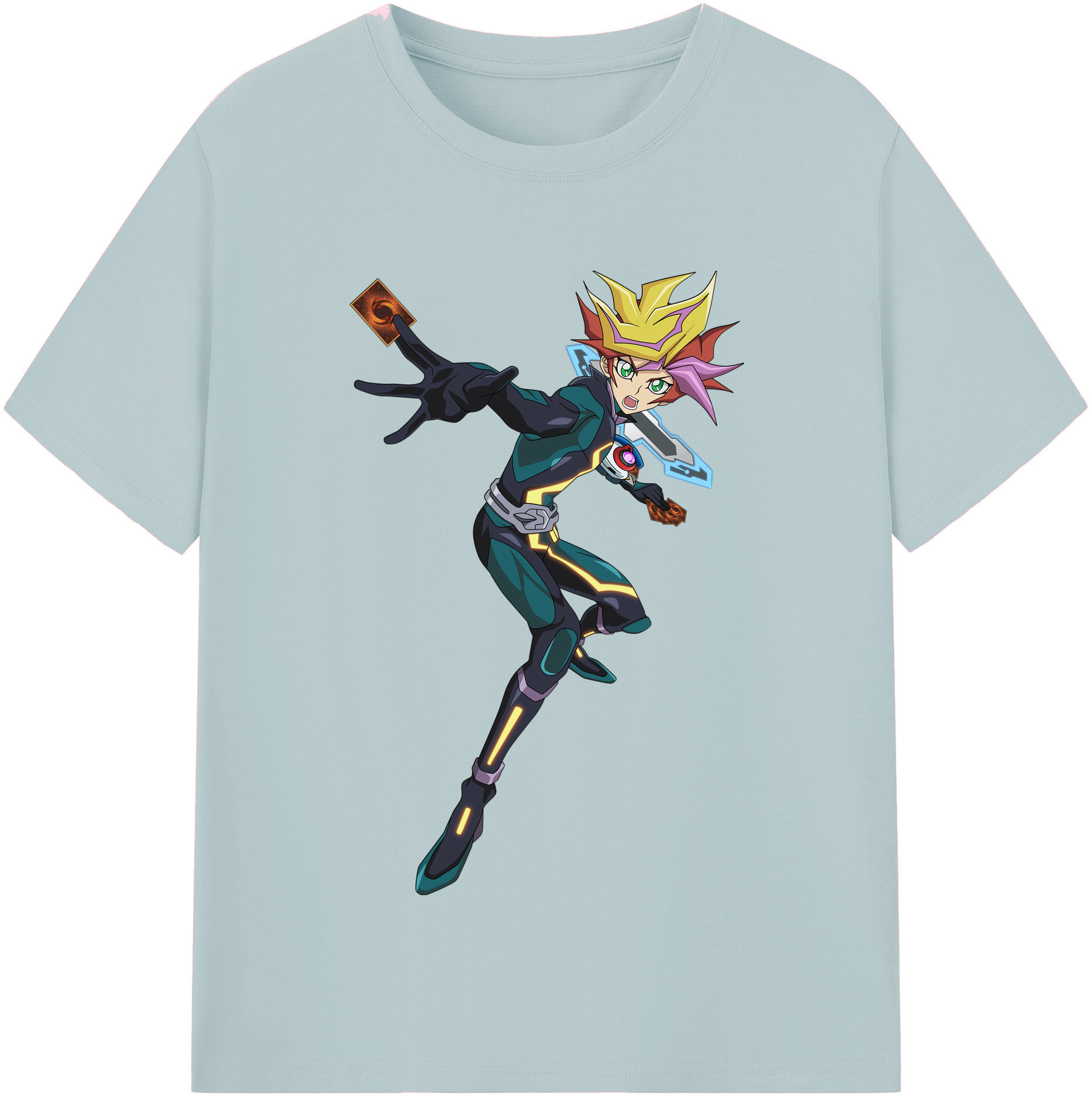 （画像用） 遊☆戯☆王 Yu-Gi-Oh! 綿100％半袖Tシャツ（フロントプリント）